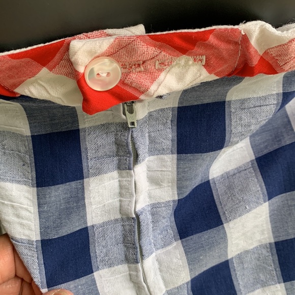 Red, White, and Blue Gingham Maxi Halter Dress by Beach Party - Picture 5 of 12